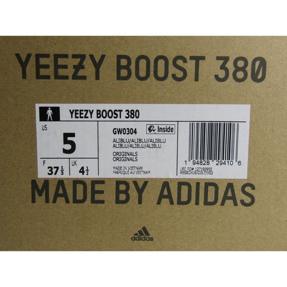 Adidas Yeezy Boost 380 Alien Blue Kanye West (GW0304) Men\'s Size 5/37 1/3 main image 10